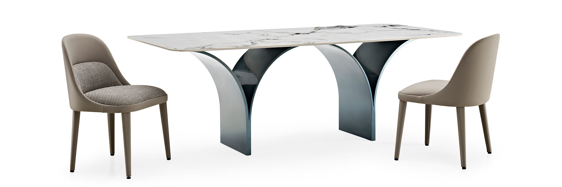 kualitas Meja makan atas keramik marmer pabrik